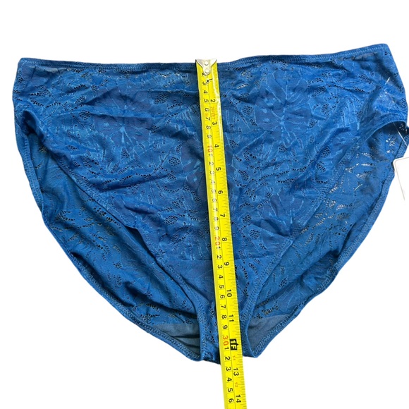 ELOMI women’s lace KELSEY petrol high waist panty briefs size XL NWT - Picture 3 of 4